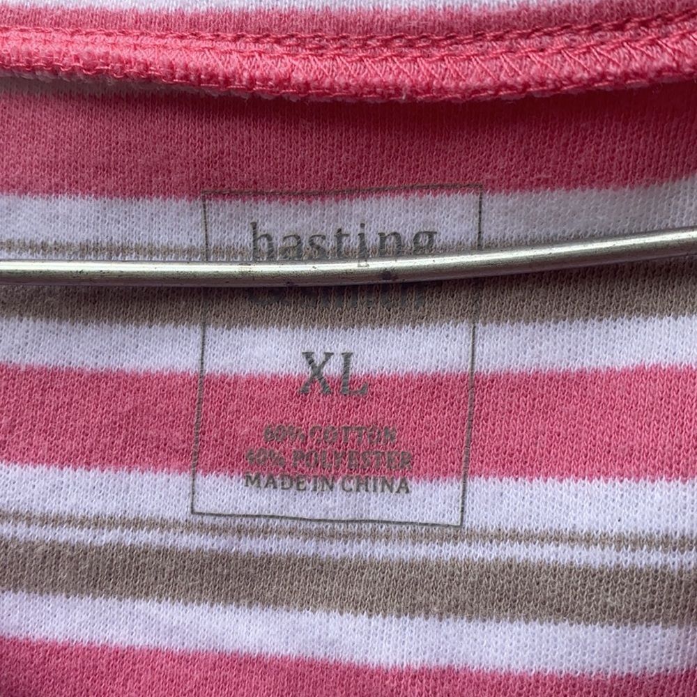 Hasting & Smith striped top sz. XL - Picture 2 of 4